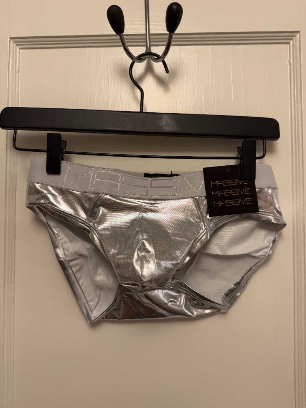 NWT Andrew Christian Brilliant Brief - SZ Small - 90388